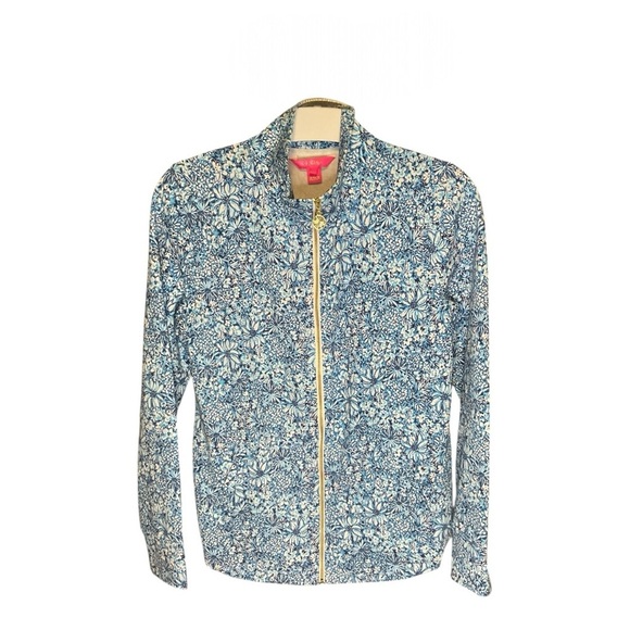 Lilly Pulitzer Leona Zip Up Jacket S - Picture 1 of 2